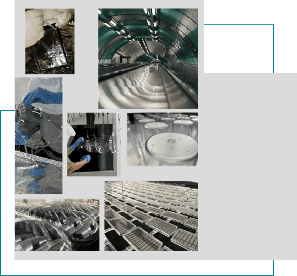 Industrial machinery and manufacturing equipment collage.